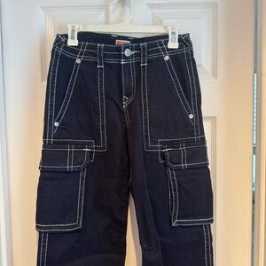 Men's Denim Cargo Jeans